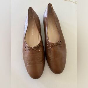 Vintage Bottega Veneta Leather Ballet Flats